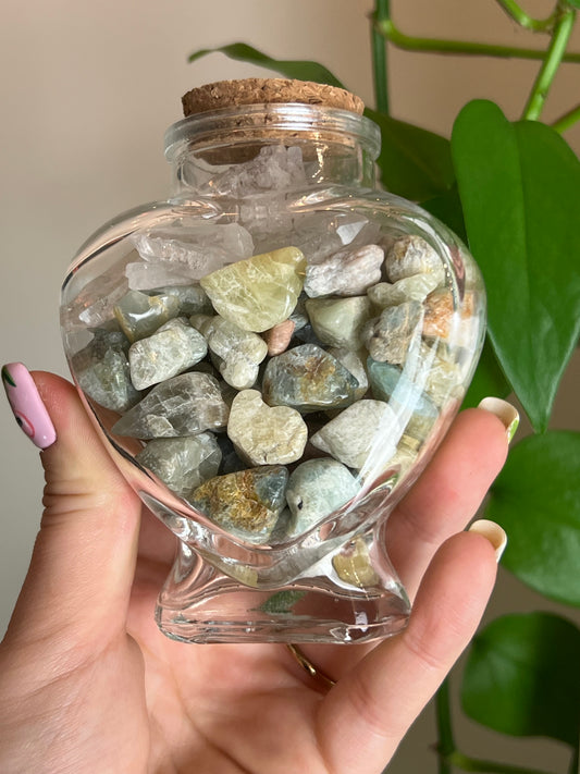 The Healer Stardust Heart Jar B