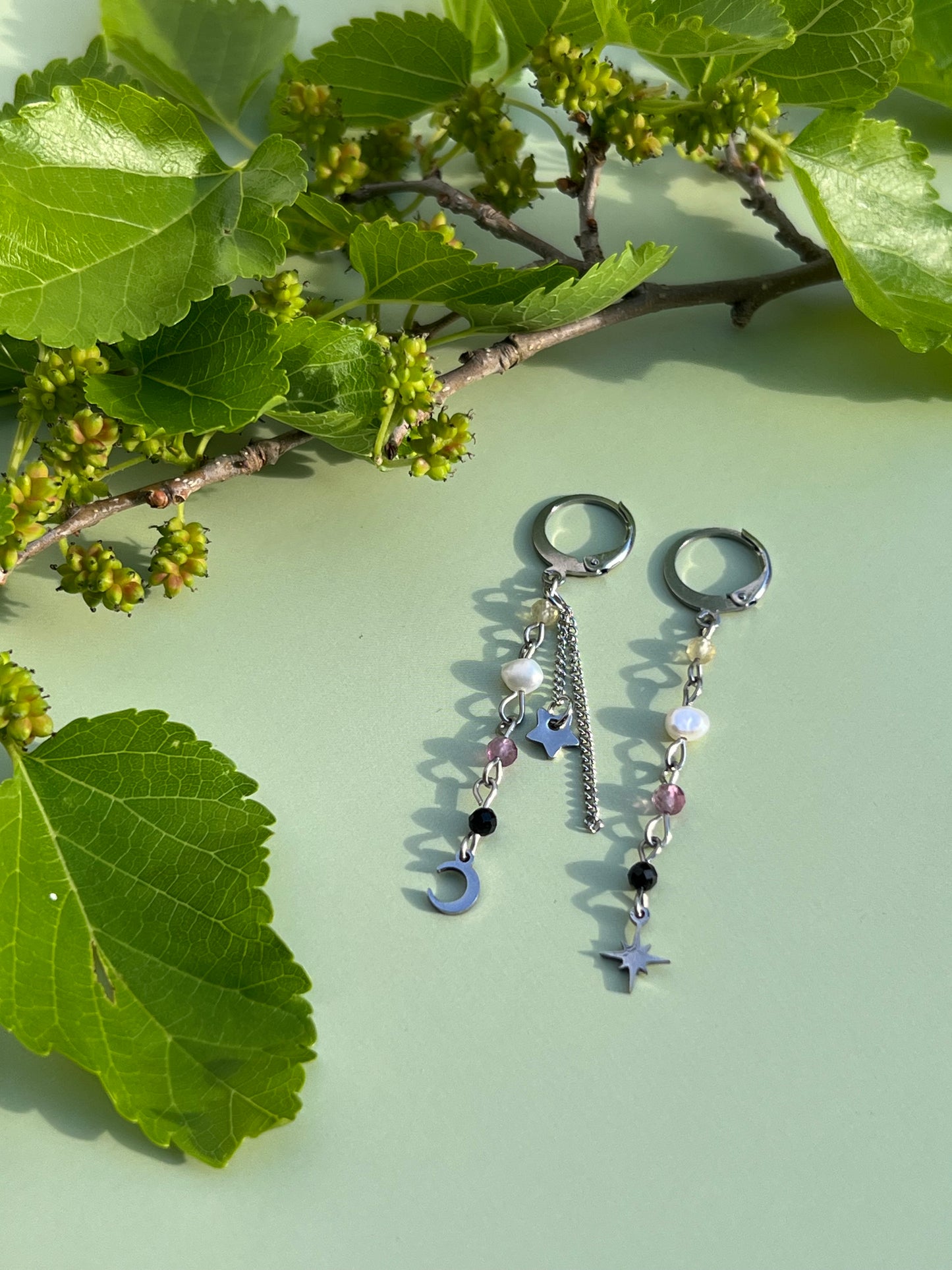 Non Binary Celestial Starburst Earrings