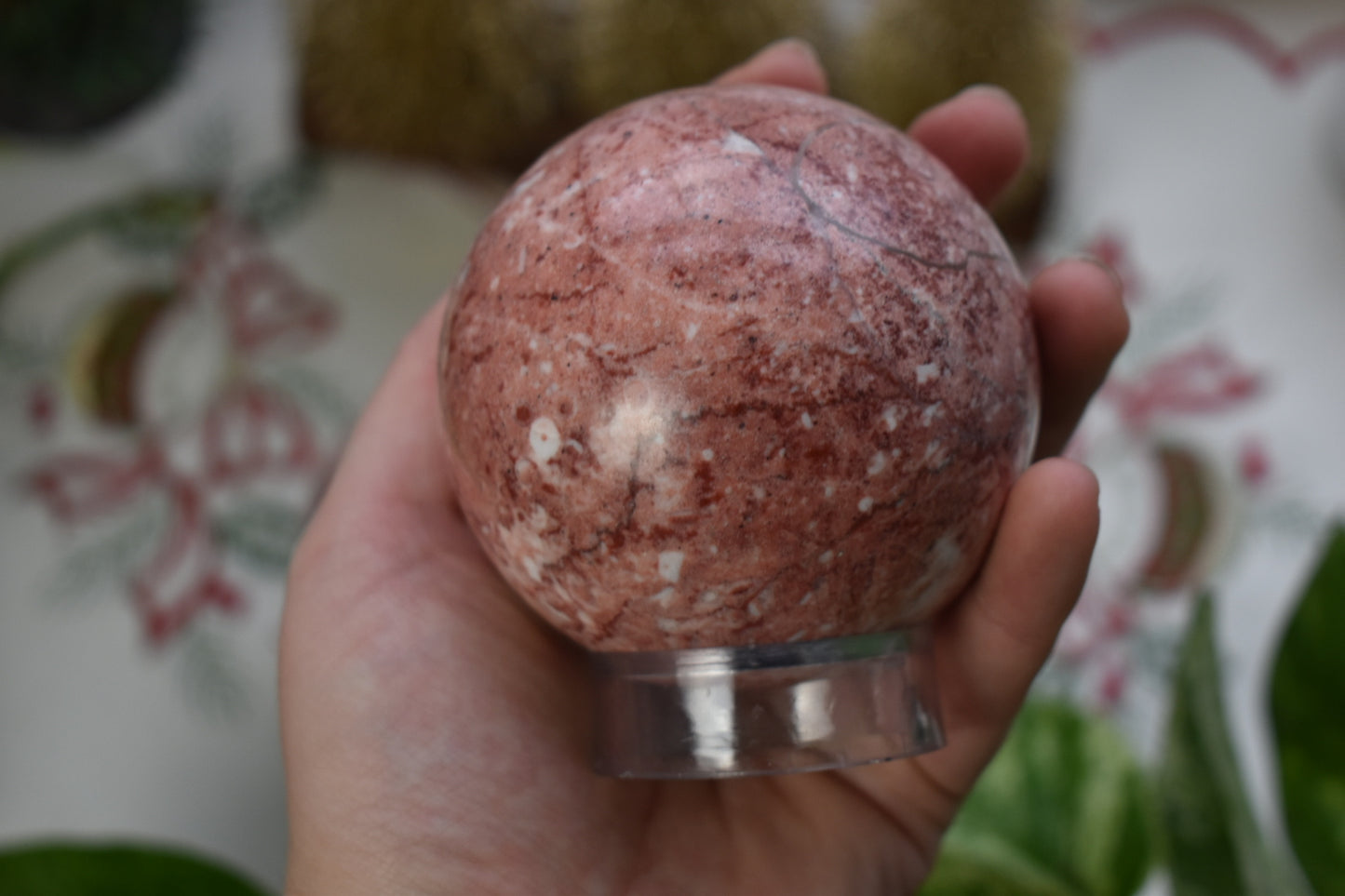 Pink Jasper Sphere XLarge