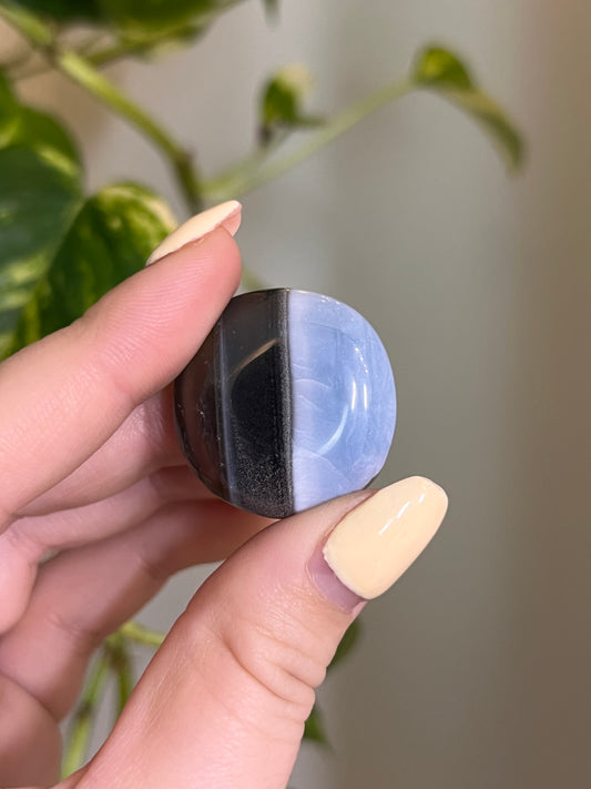 Blue Opal Button