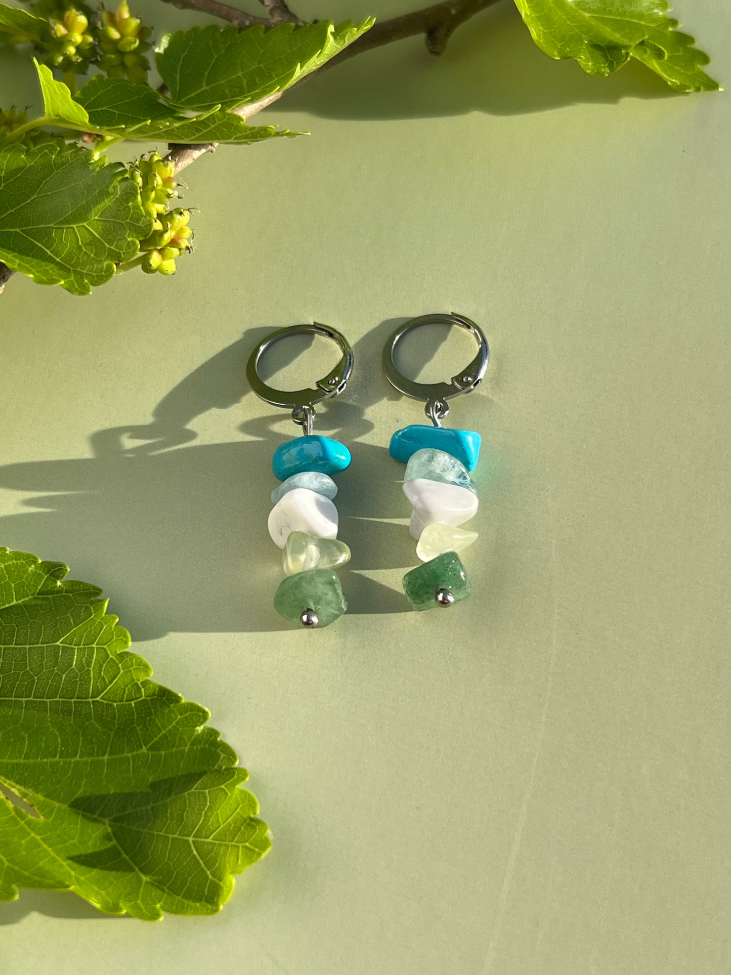 Gay/Achillean Pride Flag Huggie Earrings