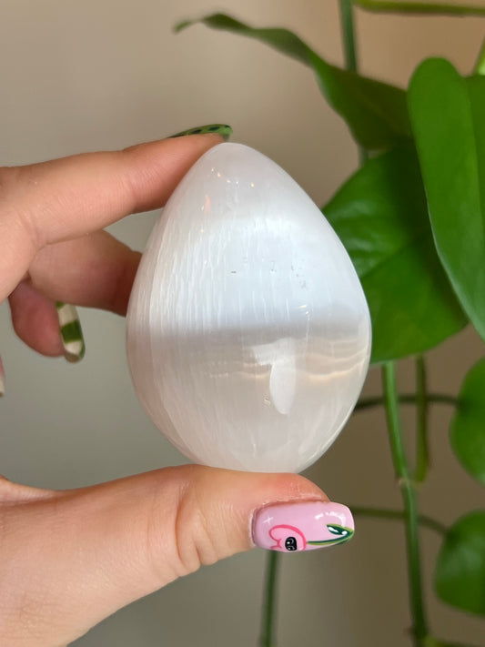 Selenite Satin Spar Egg