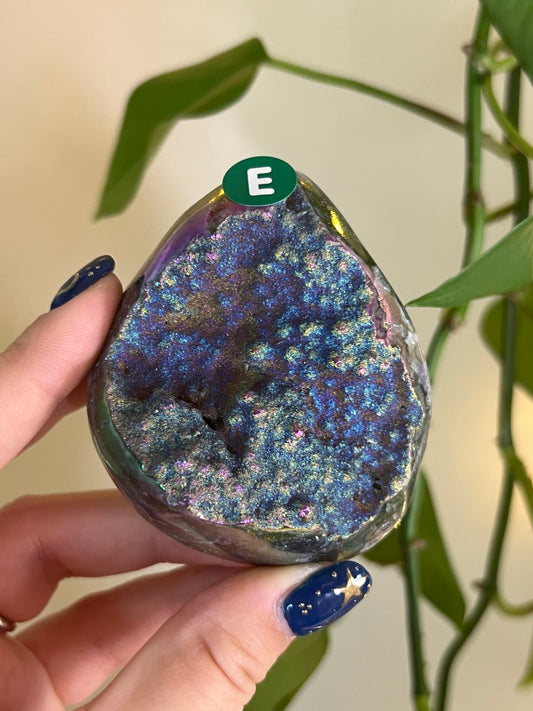 Aura Amethyst Cluster Polished Sides - E