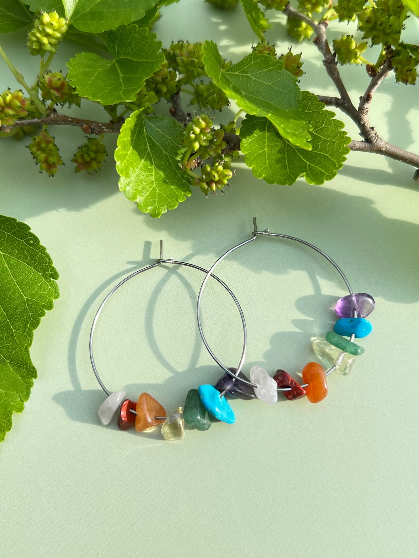Rainbow/Queer Pride Flag Hoop Earrings
