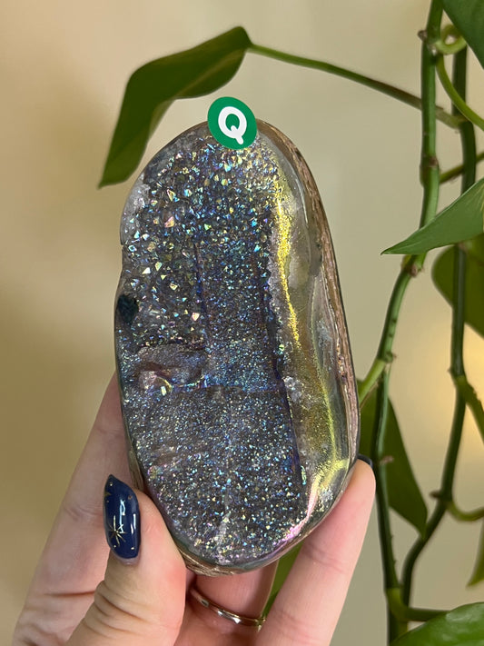 Aura Amethyst Cluster Polished Sides - Q