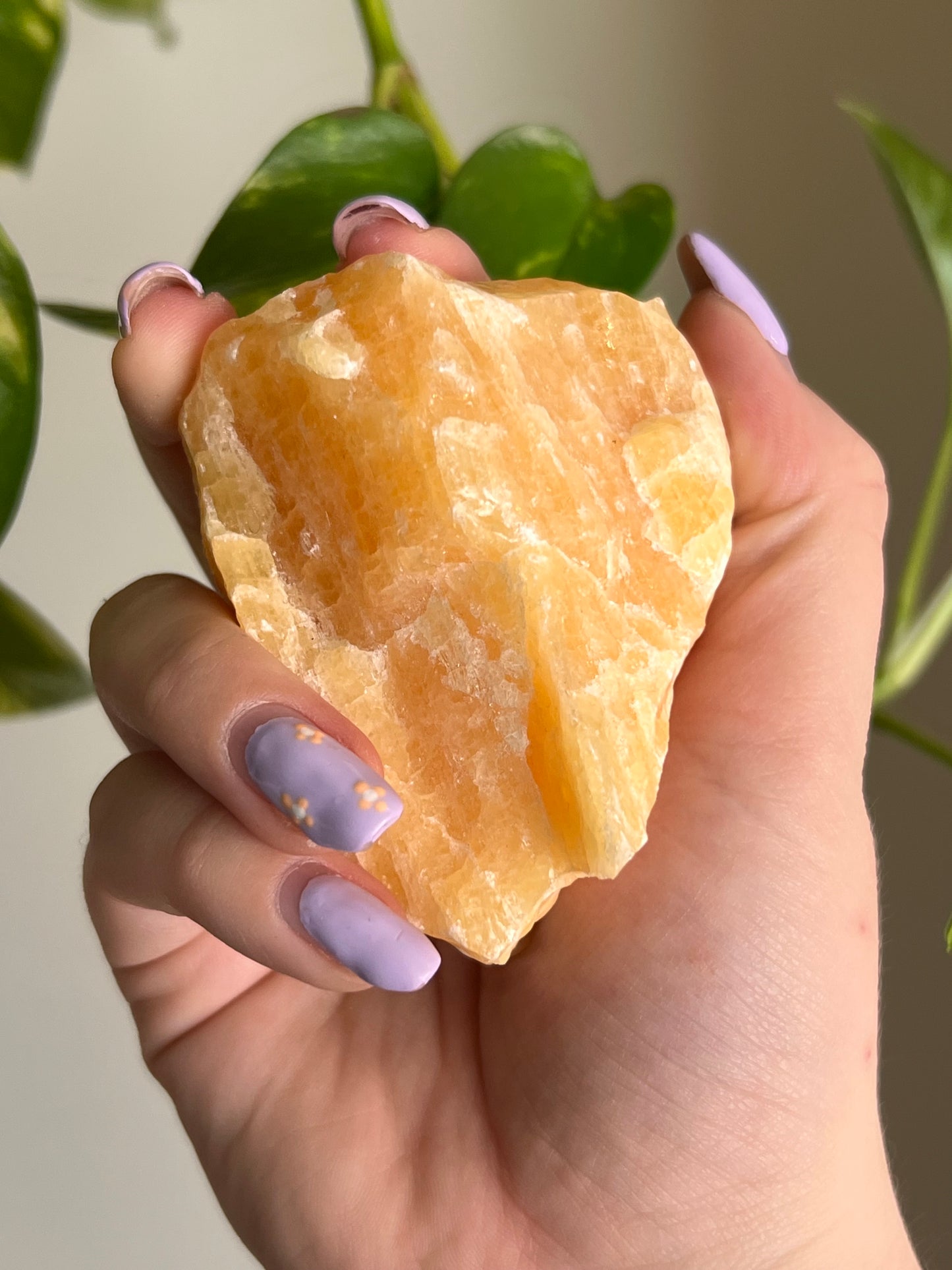 Orange Calcite Raw