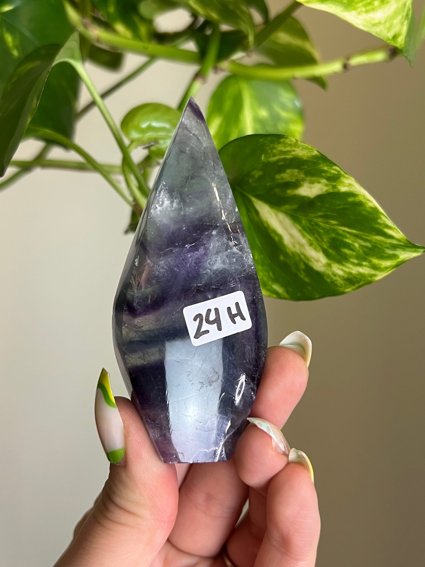 Rainbow Fluorite Freeform - H