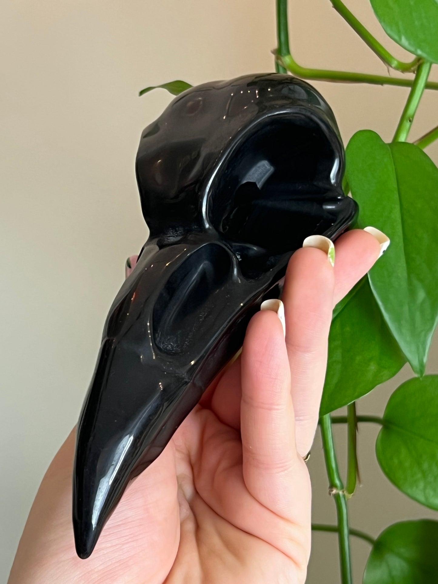 Black Obsidian Large Raven