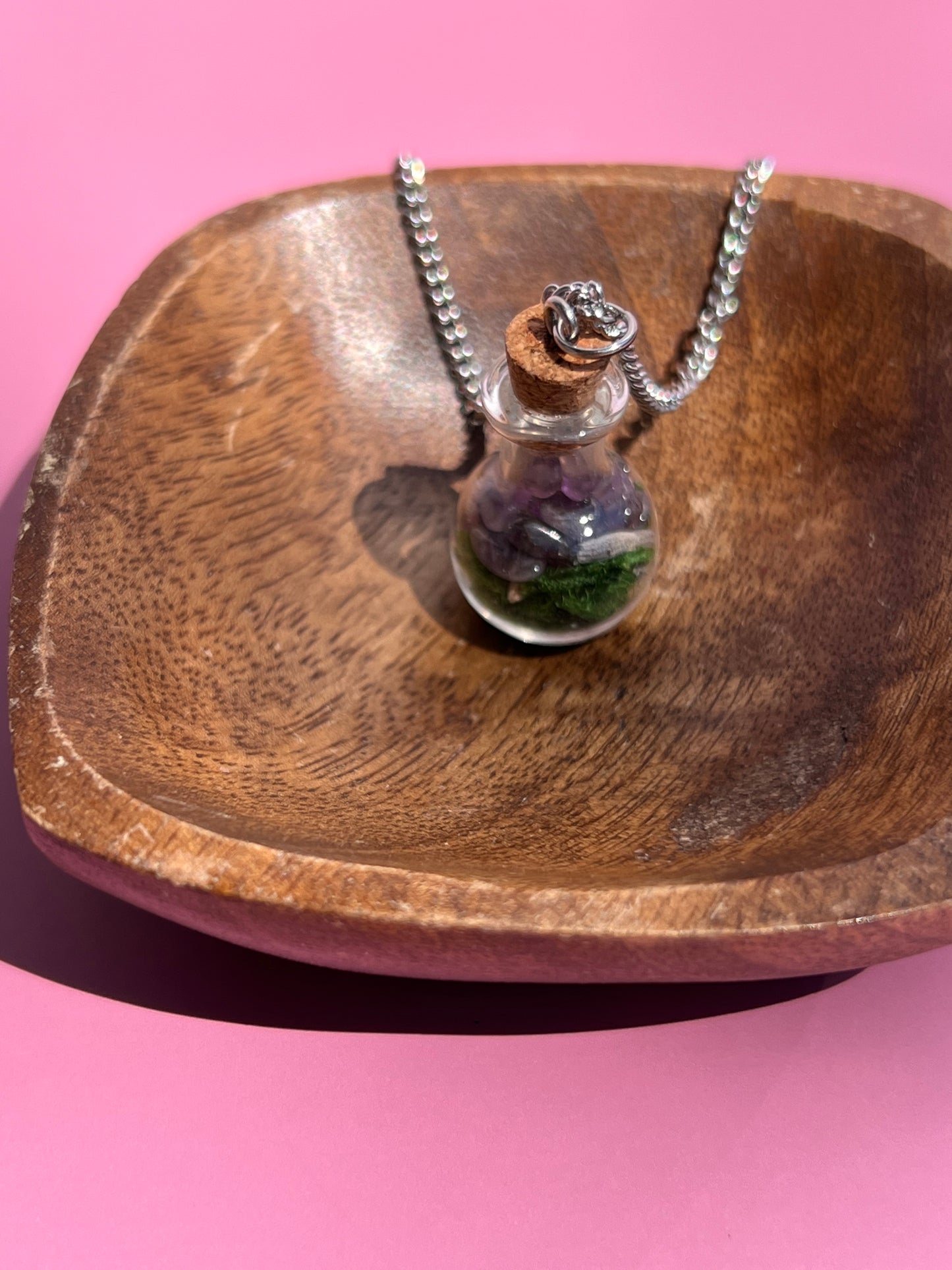 Stress Relief & Calming 🪻 Spell Jar Necklace