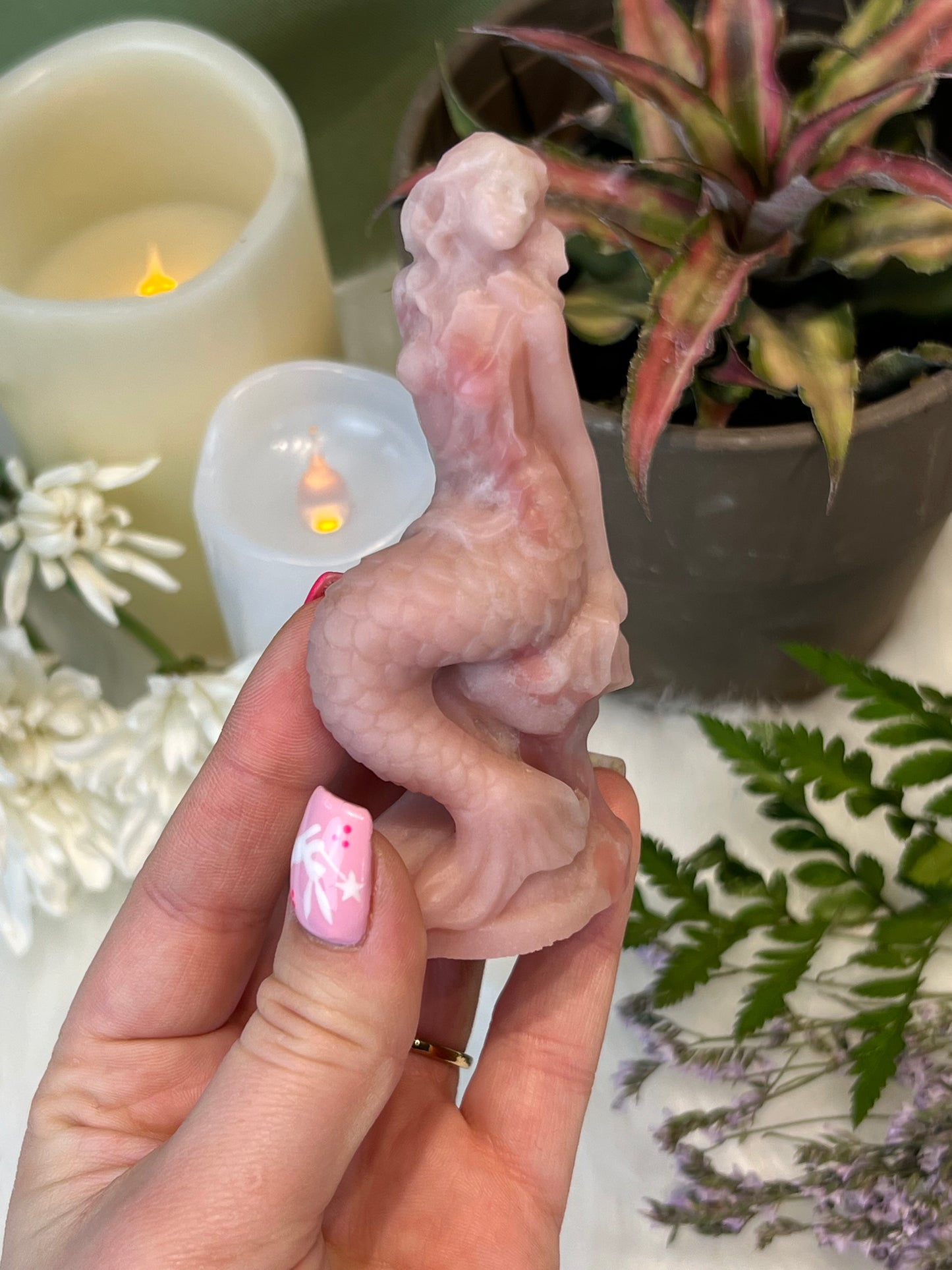 Pink Opal Mermaid