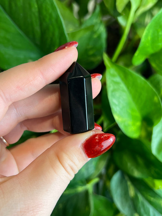 Black Obsidian Mini Tower