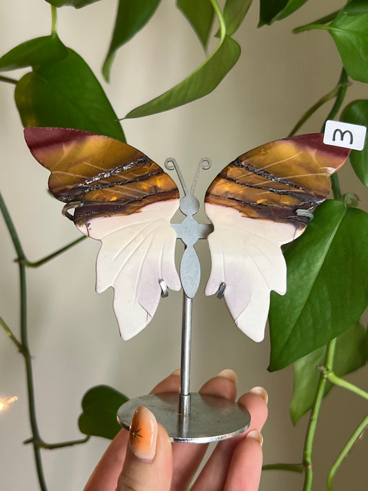 Mookaite Jasper Butterfly Stand - M
