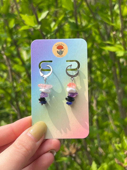 Genderfluid Pride Flag Earrings
