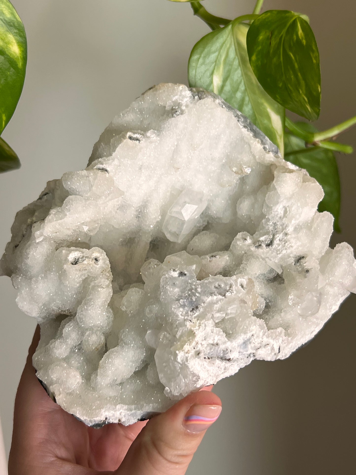 Chalcedony and Apophyllite Large Cluster 🪸