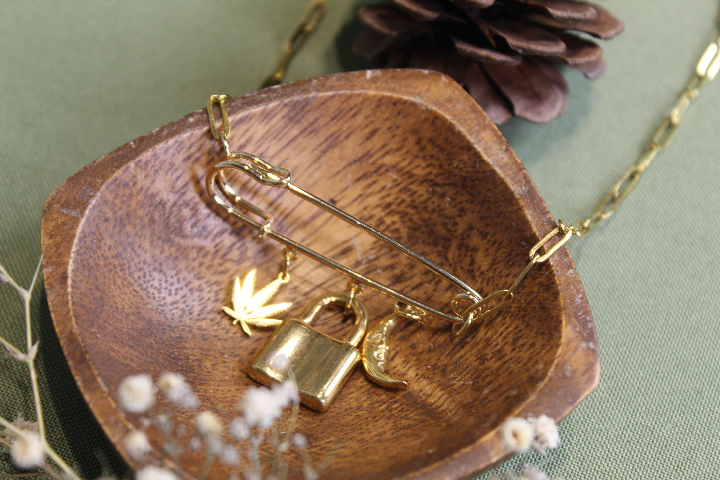 Gold Charm Necklace