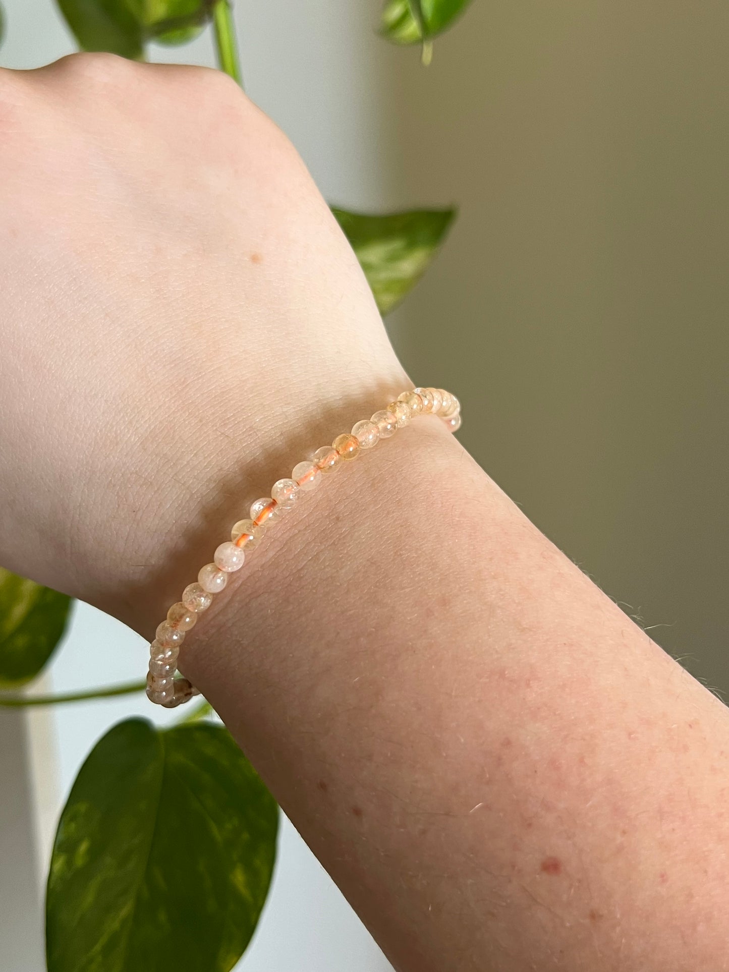 4mm Citrine Bracelet