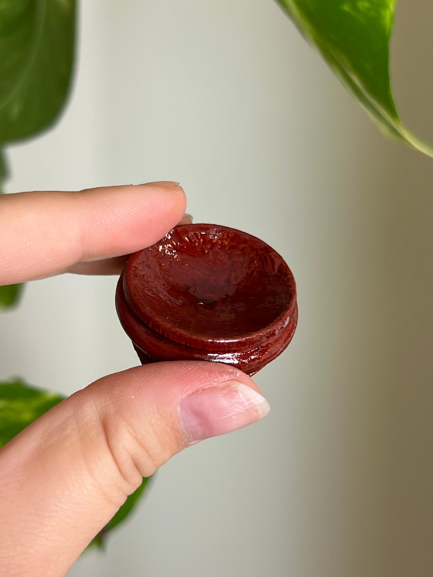 Plum Blossom Tourmaline x Serpentine Large Sphere - C
