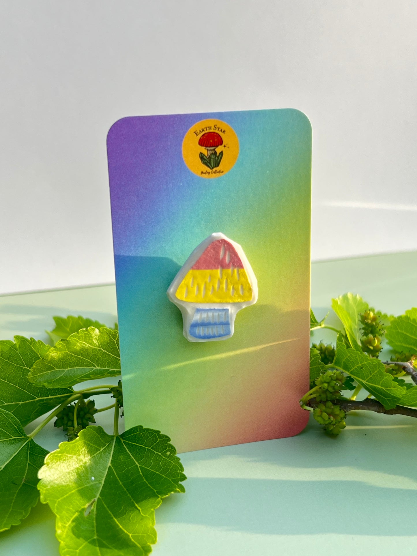 Mushroom Pride Flag Clay Pins 🍄🌈 9 Flags