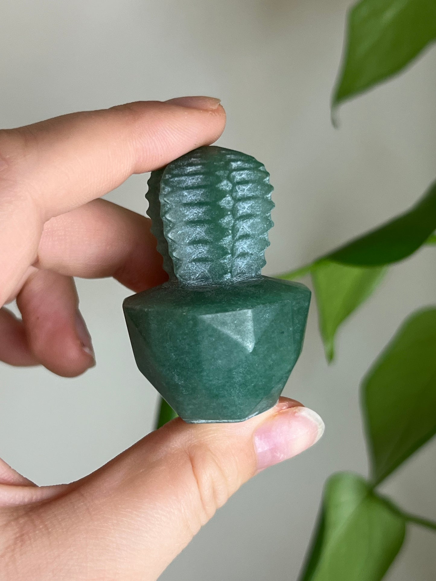 Green Aventurine Cactus