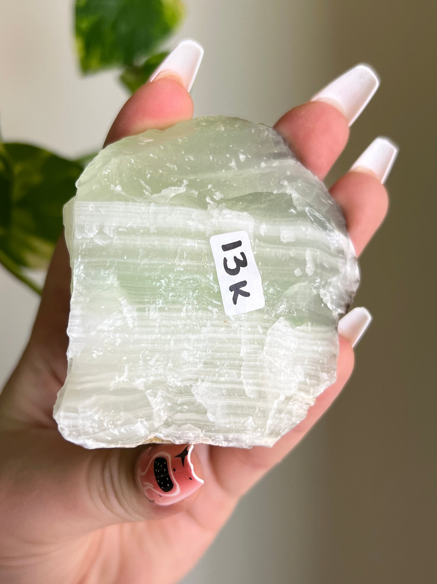 Mint Green Calcite Rough - K 🥝
