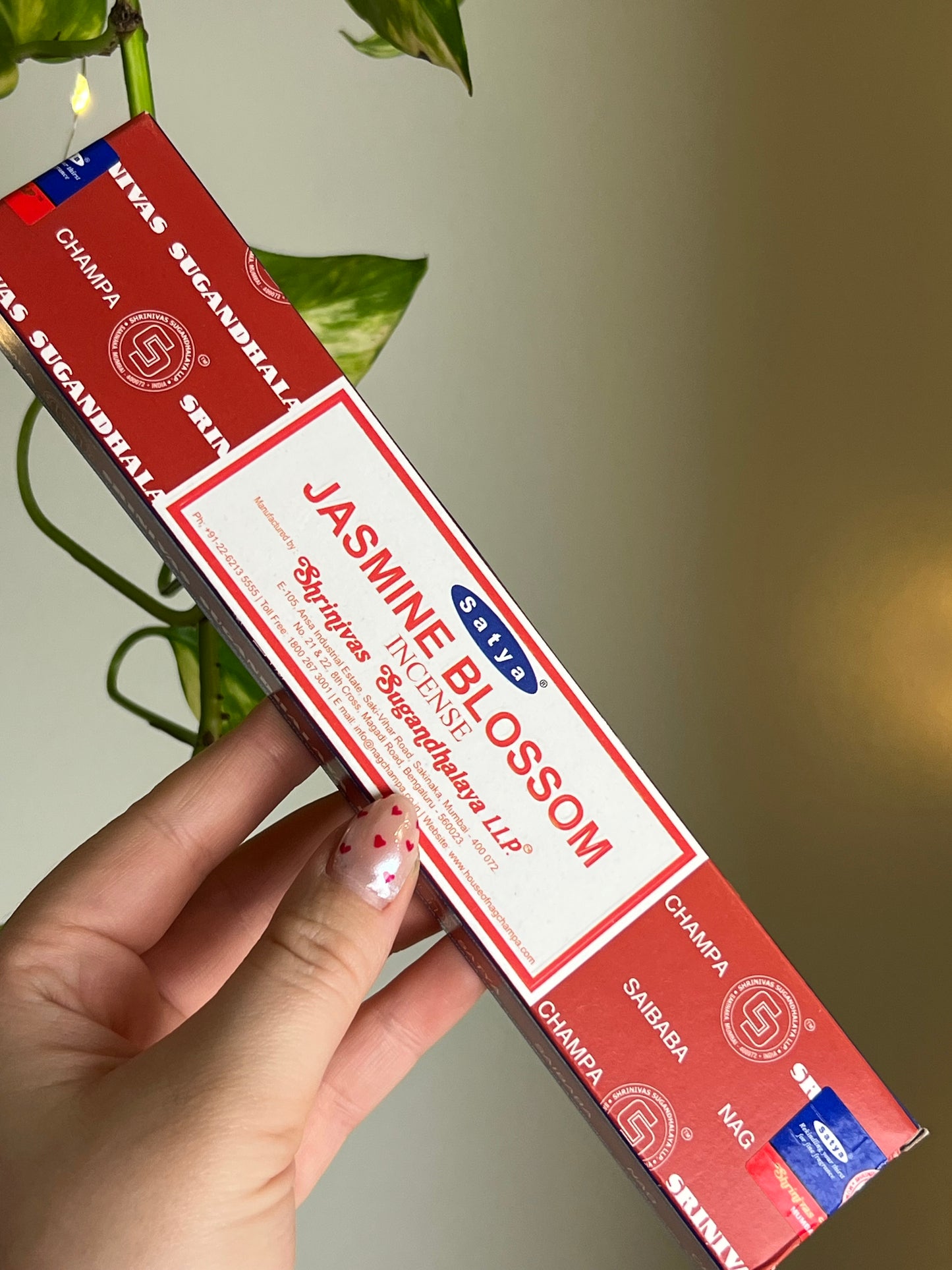 Jasmine Blossom Satya Incense