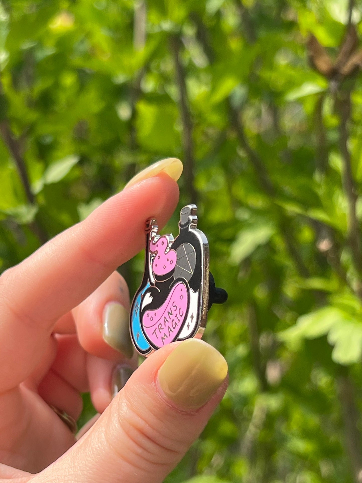 Épingle de magie trans