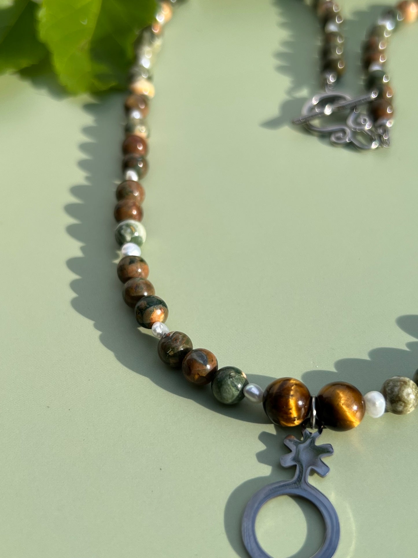 Nature Knows No Binary Necklace - OOAK