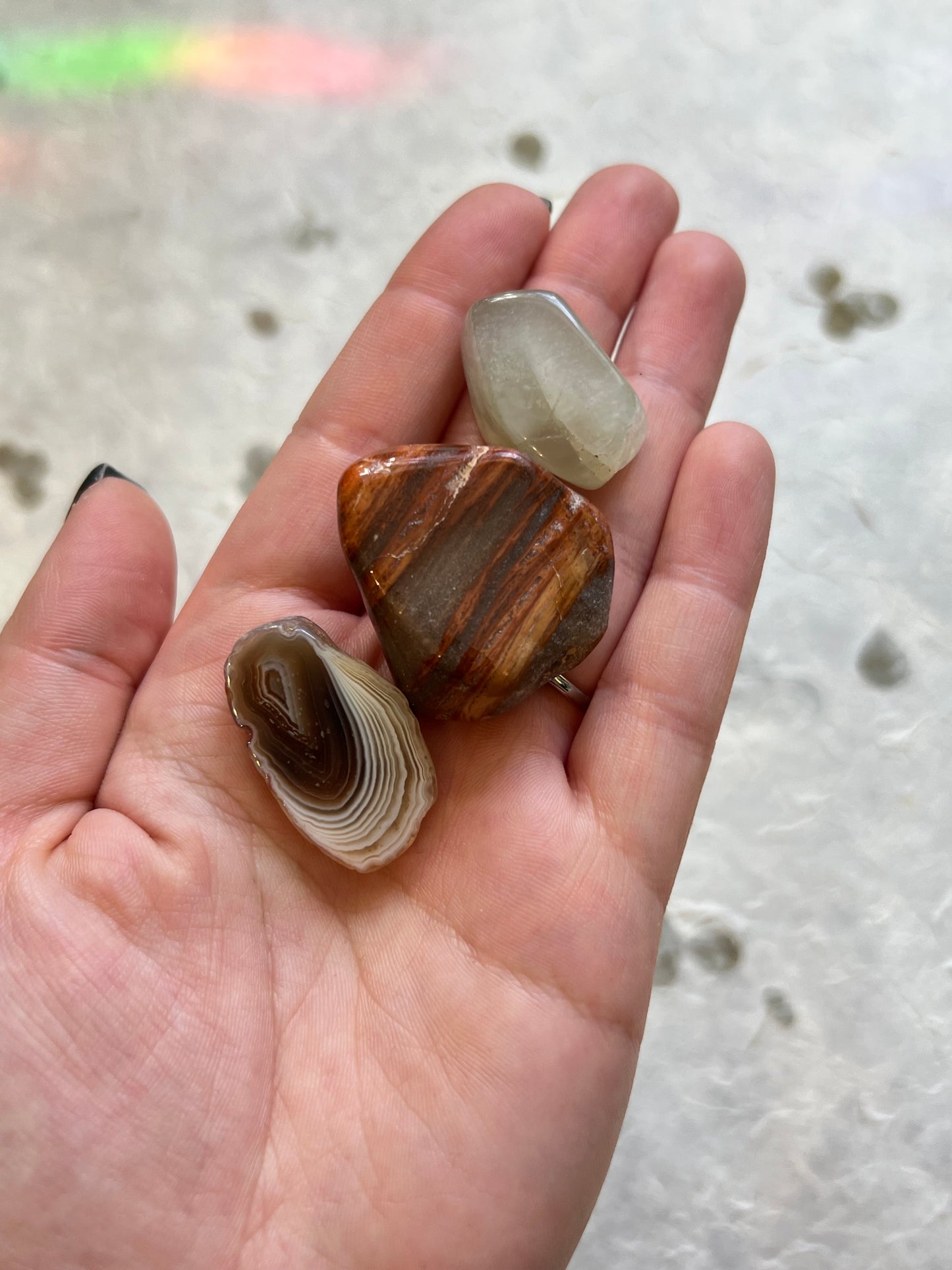 Virgo Crystal Tumble Set