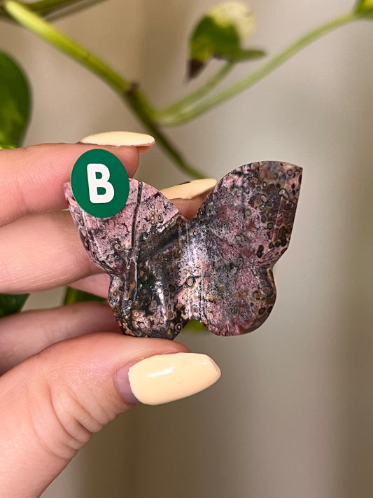 Colourful Unicorn Jasper Small 3D Butterfly - B