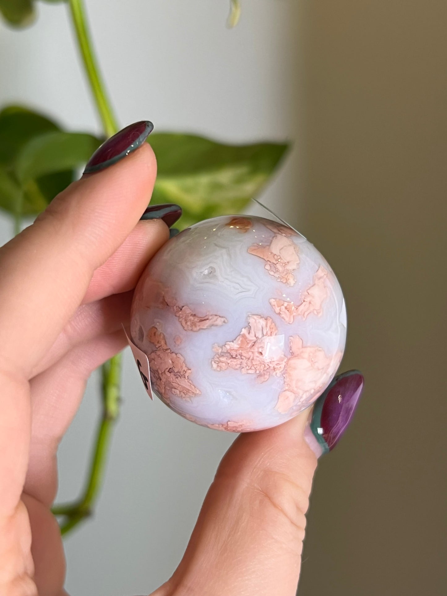 Cotton Candy Agate Sphere - G