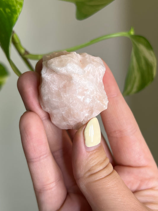 Pink Calcite Small Raw Chunk
