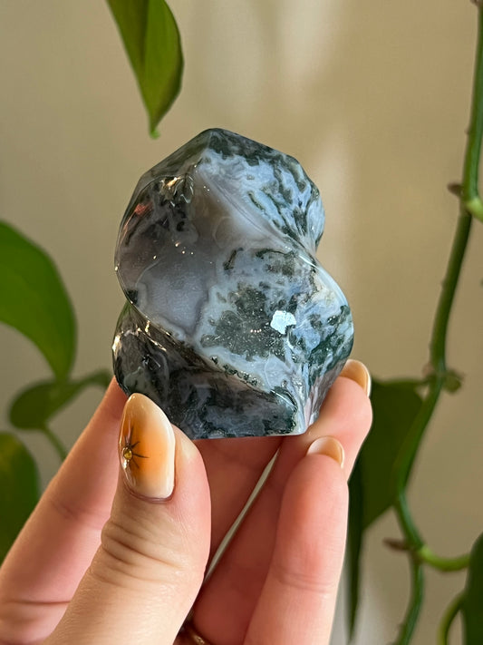 Moss Agate Flame