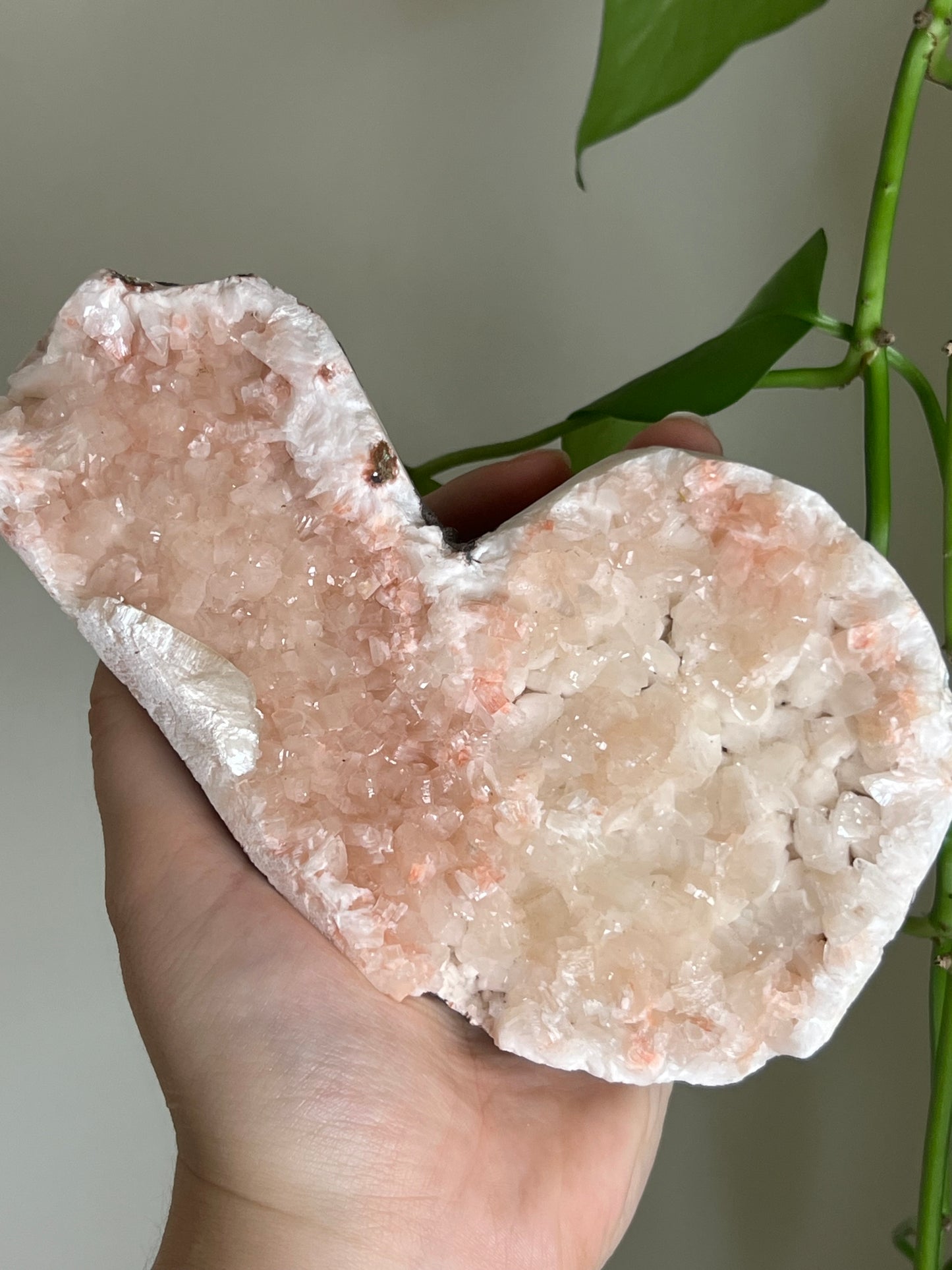 Heulandite Cluster Heart Large