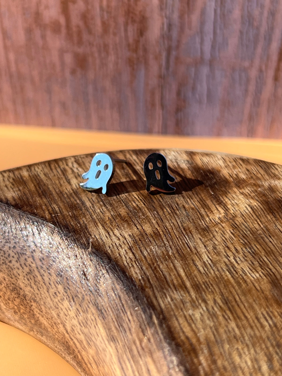 Ghost Silver Stainless Studs 👻