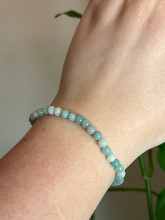 Amazonite 4mm Bracelet