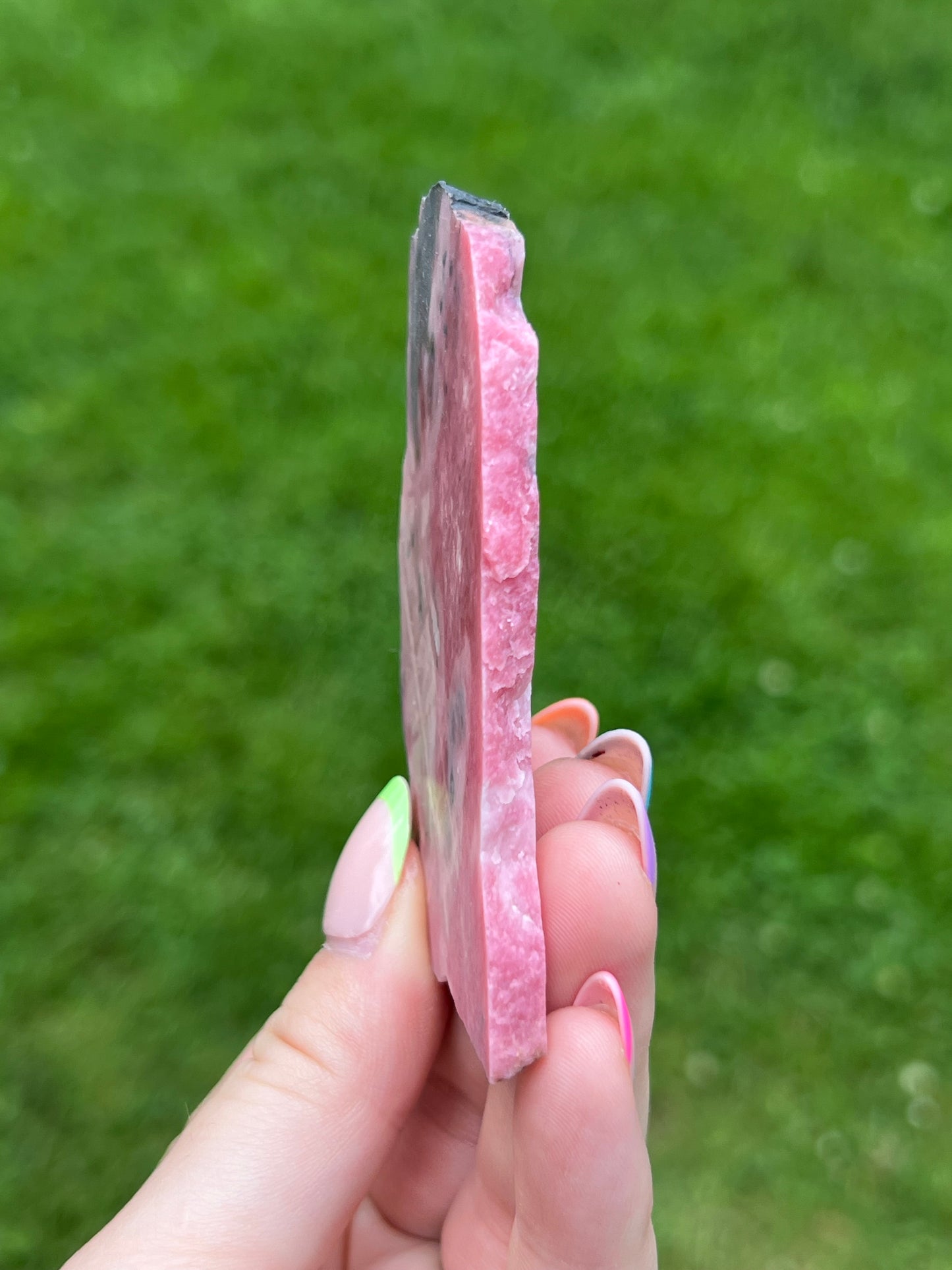 Pink Rhodonite Slab - Yukon 🇨🇦 - A
