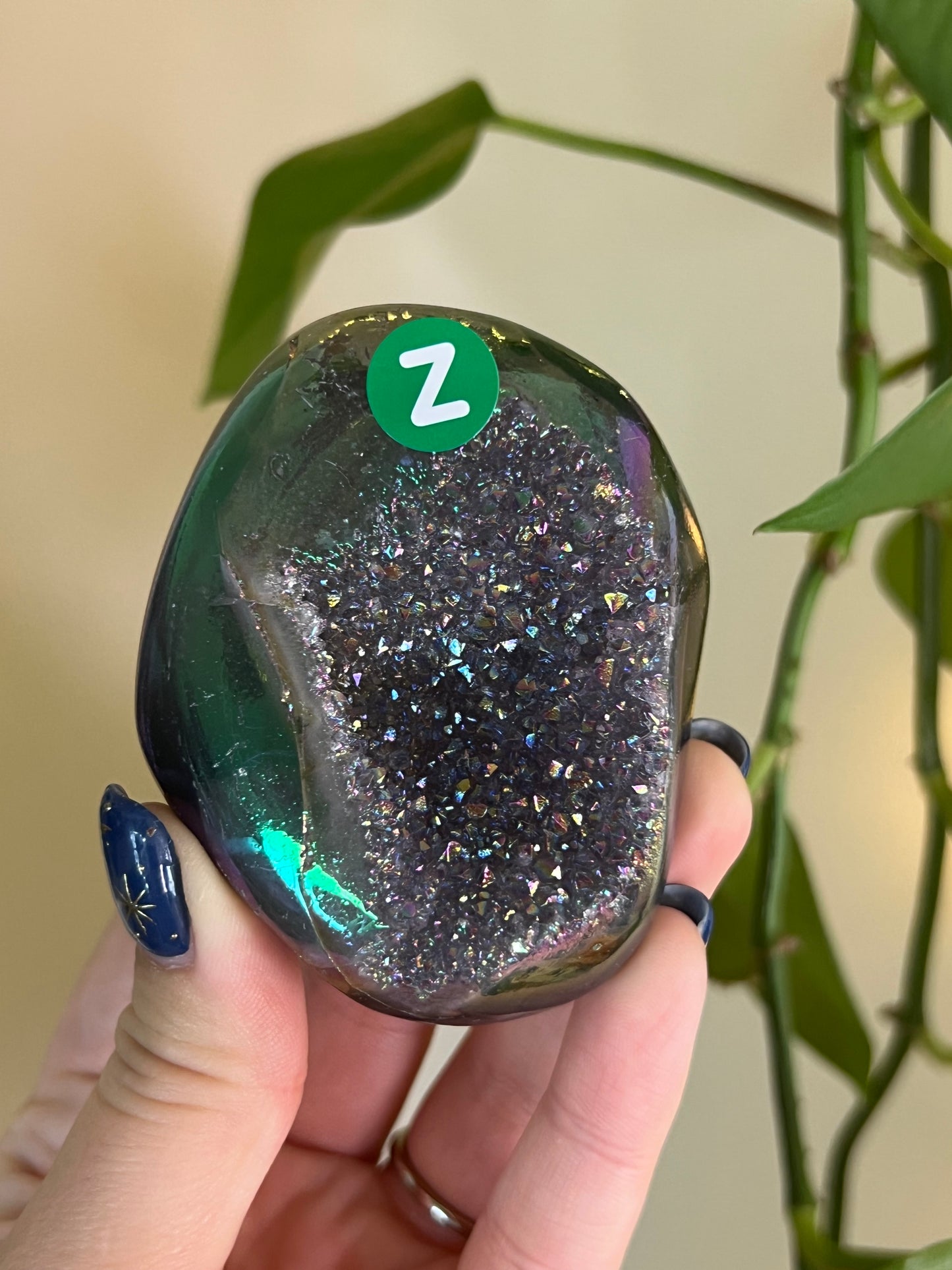 Aura Amethyst Cluster Polished Sides - Z