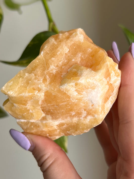 Orange Calcite Raw