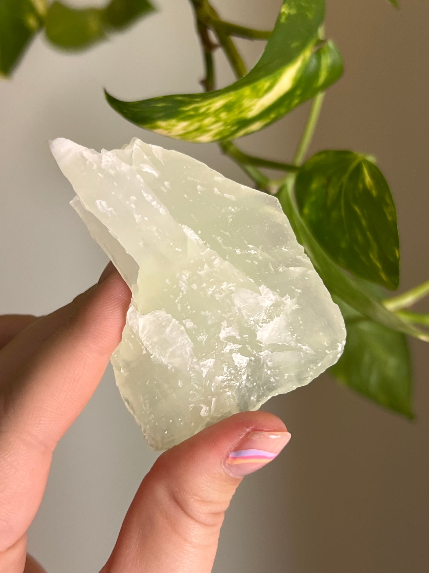 Green Calcite Raw