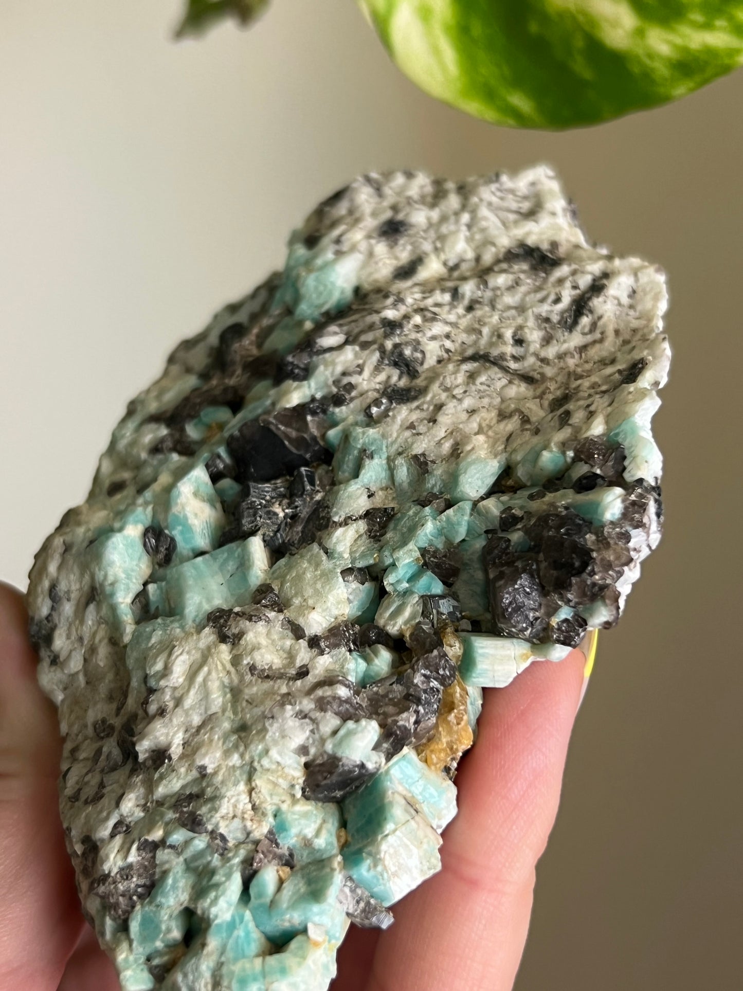 Amazonite, Smoky Quartz + Tourmaline Specimen (Canada)