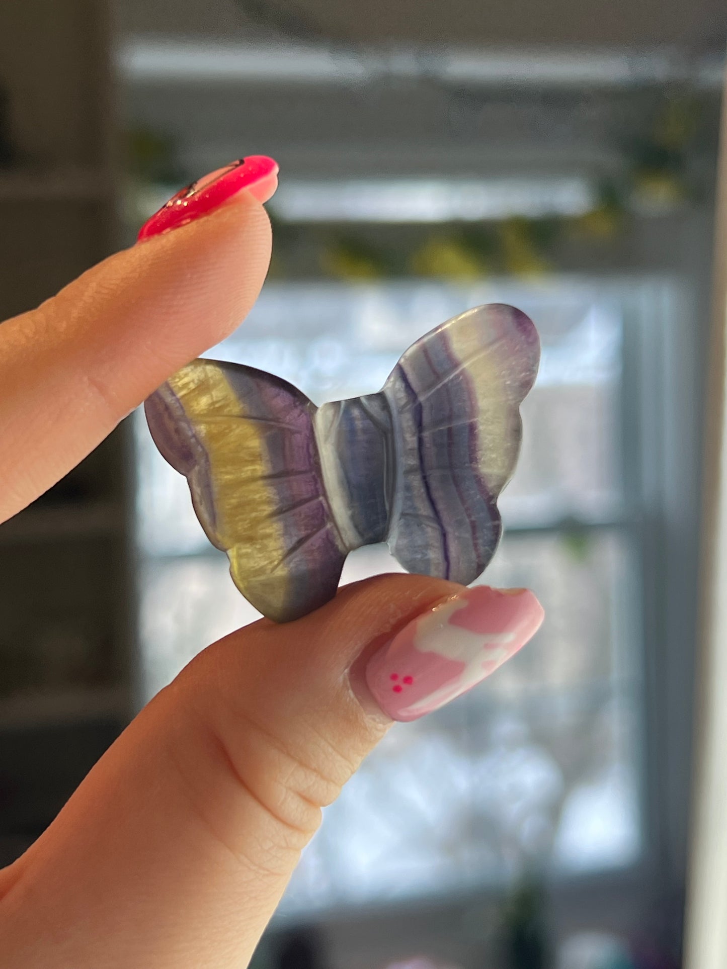 Rainbow Fluorite Butterfly