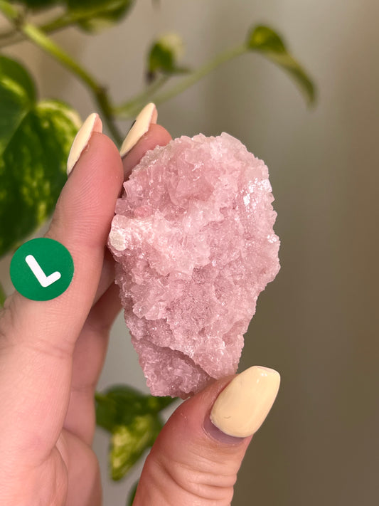 Pastel Pink Halite Specimen - L