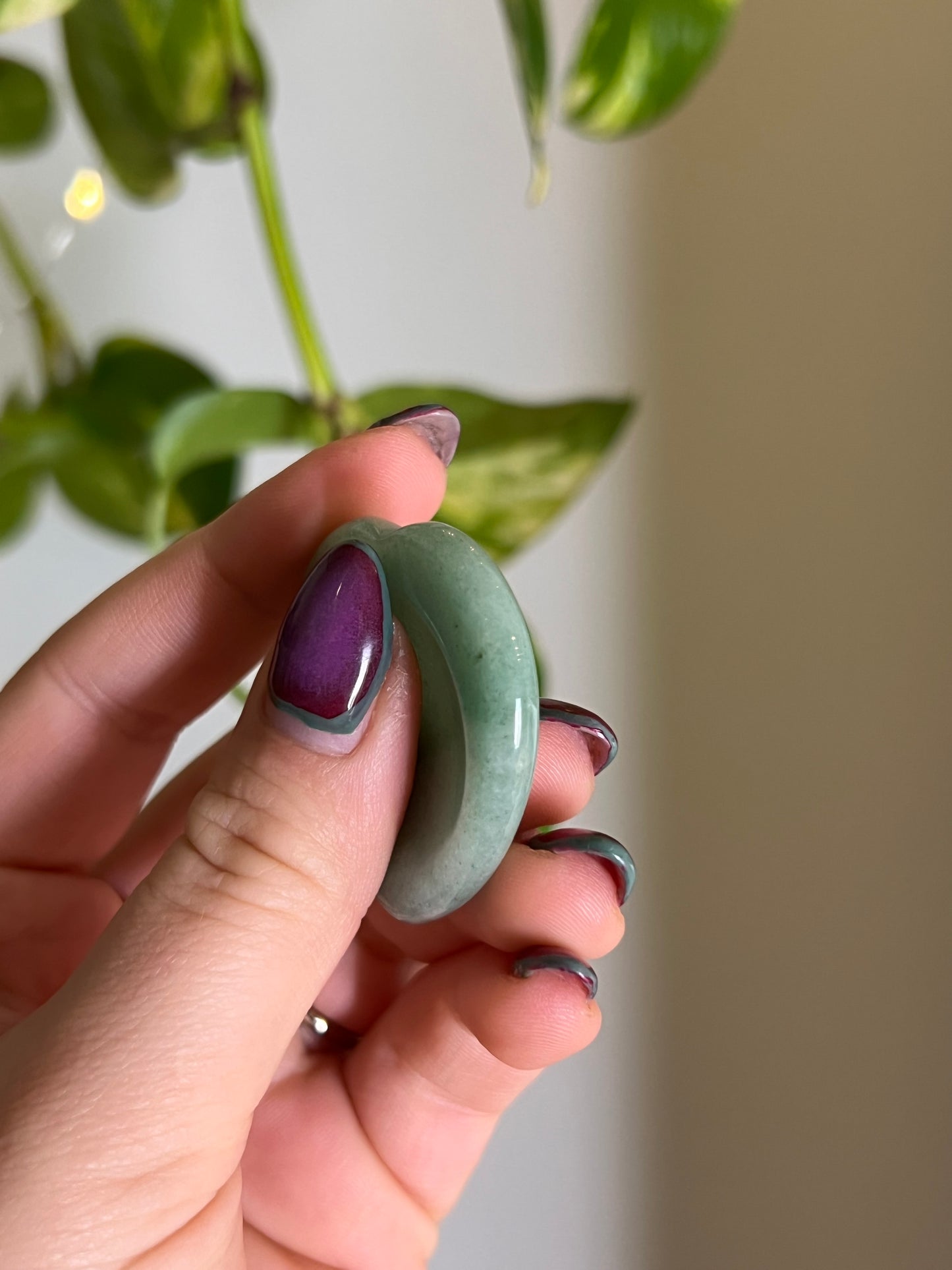 Green Aventurine Heart Worry Stone