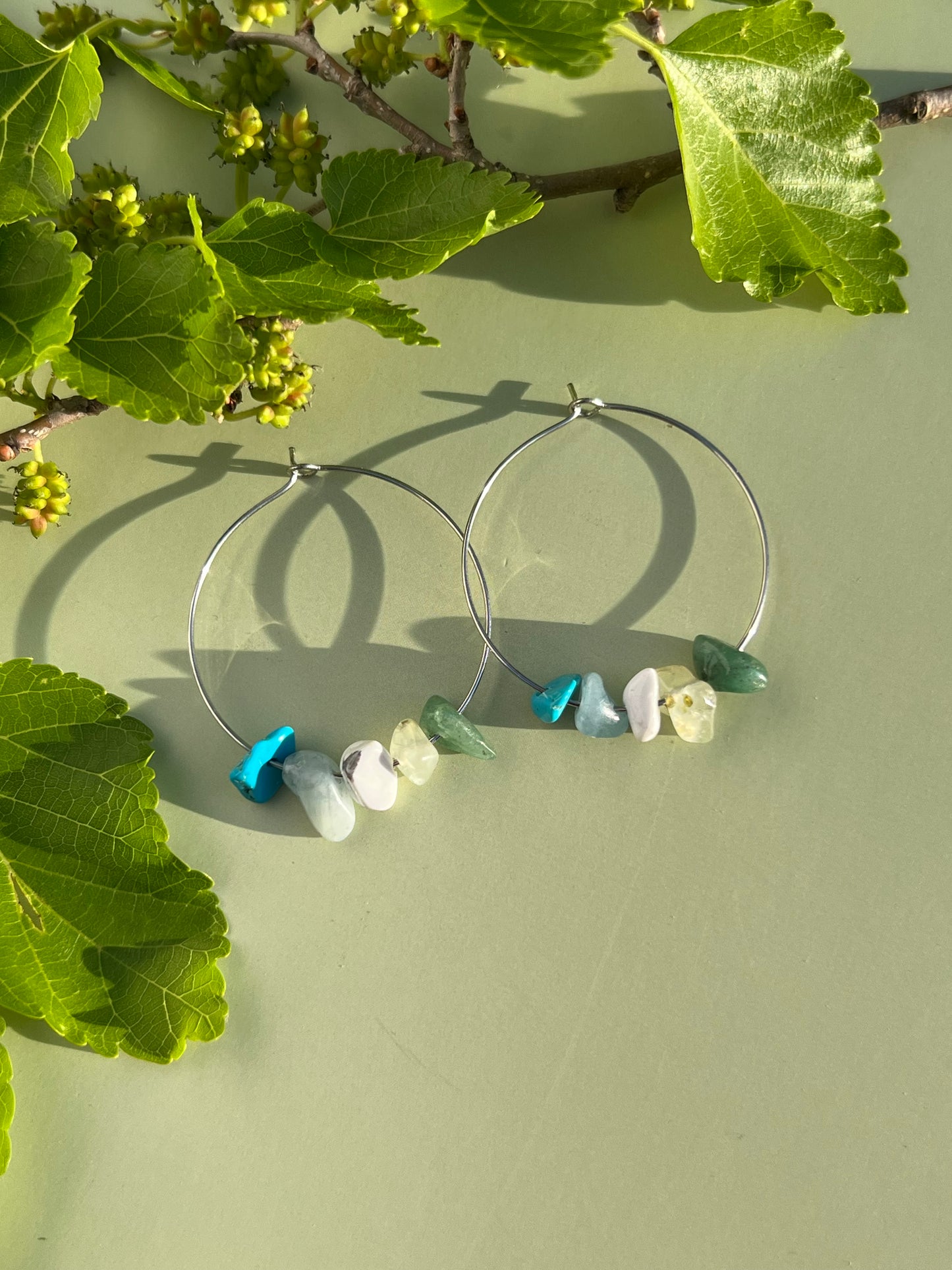Gay/Achillean Pride Flag Hoop Earrings