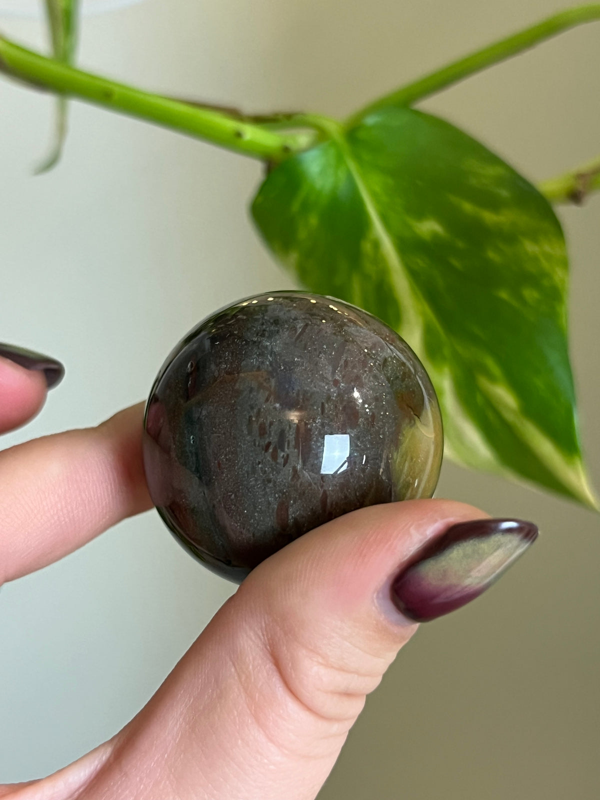 Ocean Jasper Sphere - Q