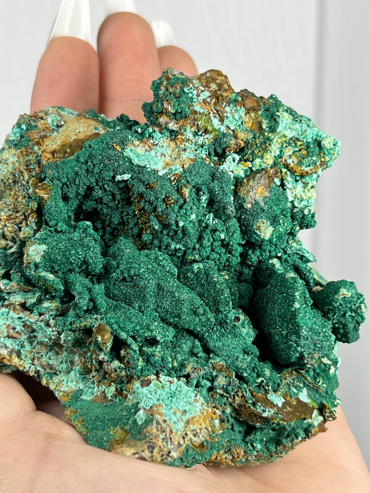 Malachite and Chrysocolla Raw A