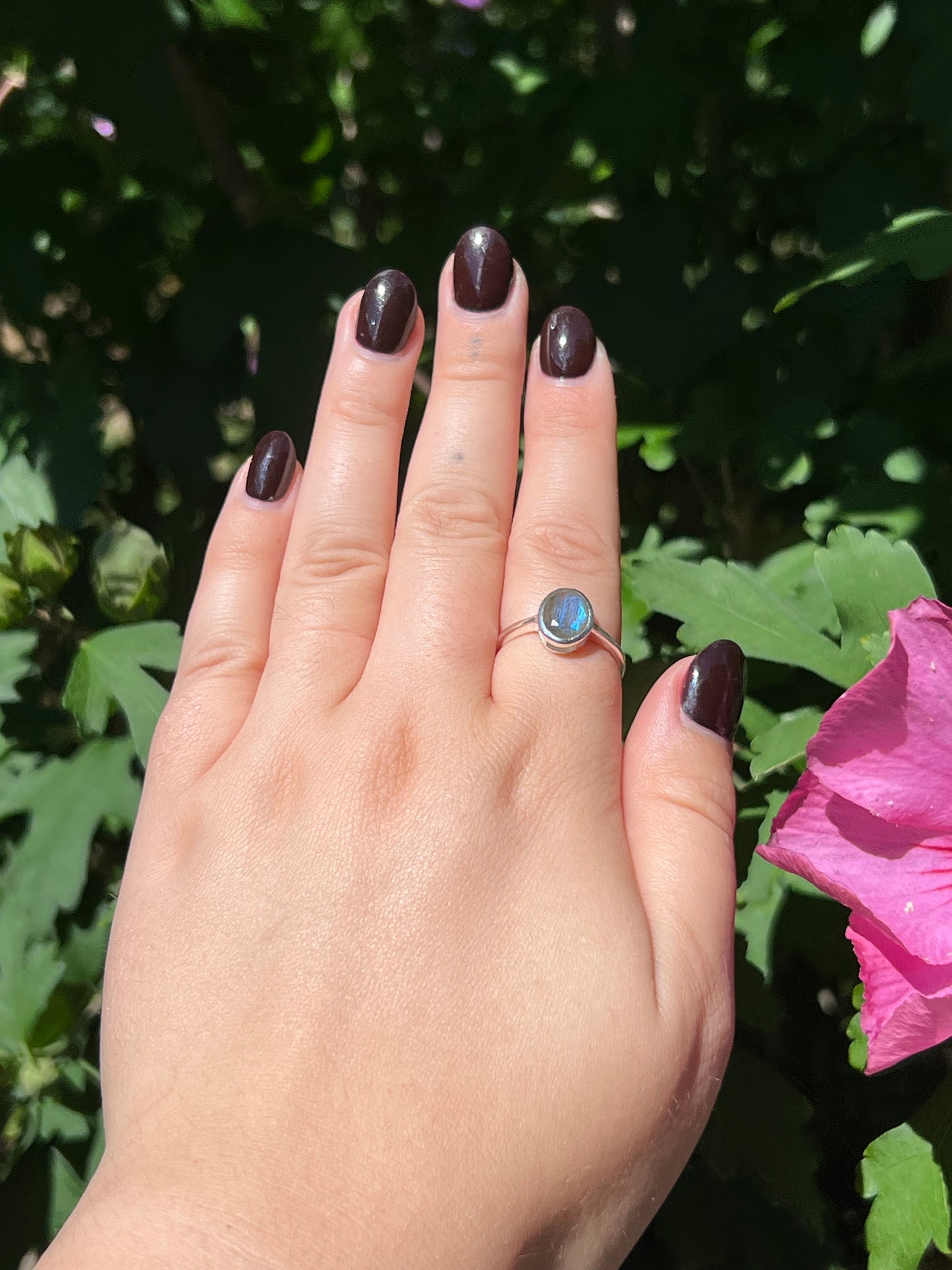 Labradorite Sterling Silver Ring | Size 8