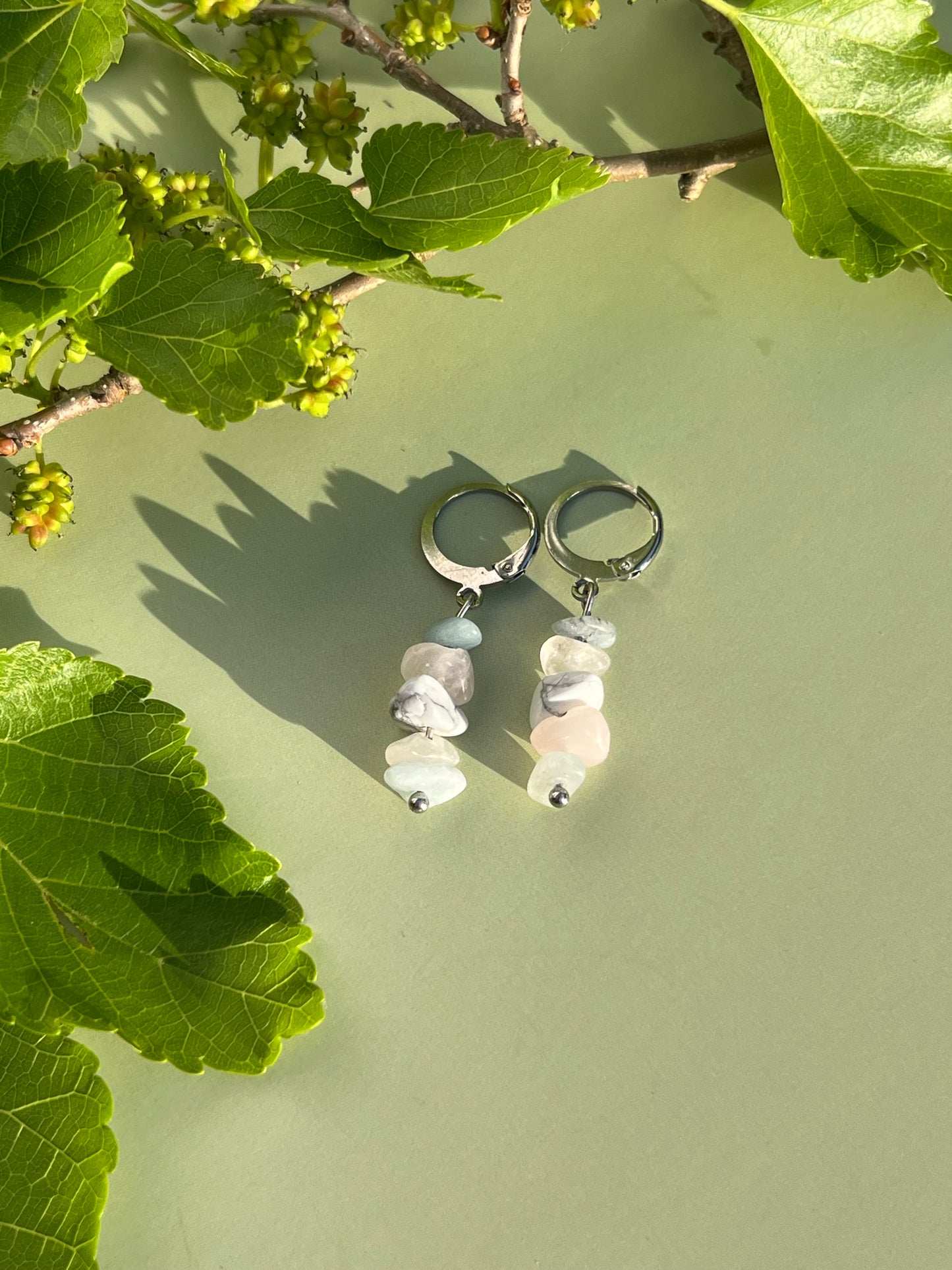 Trans Pride Flag Huggie Earrings