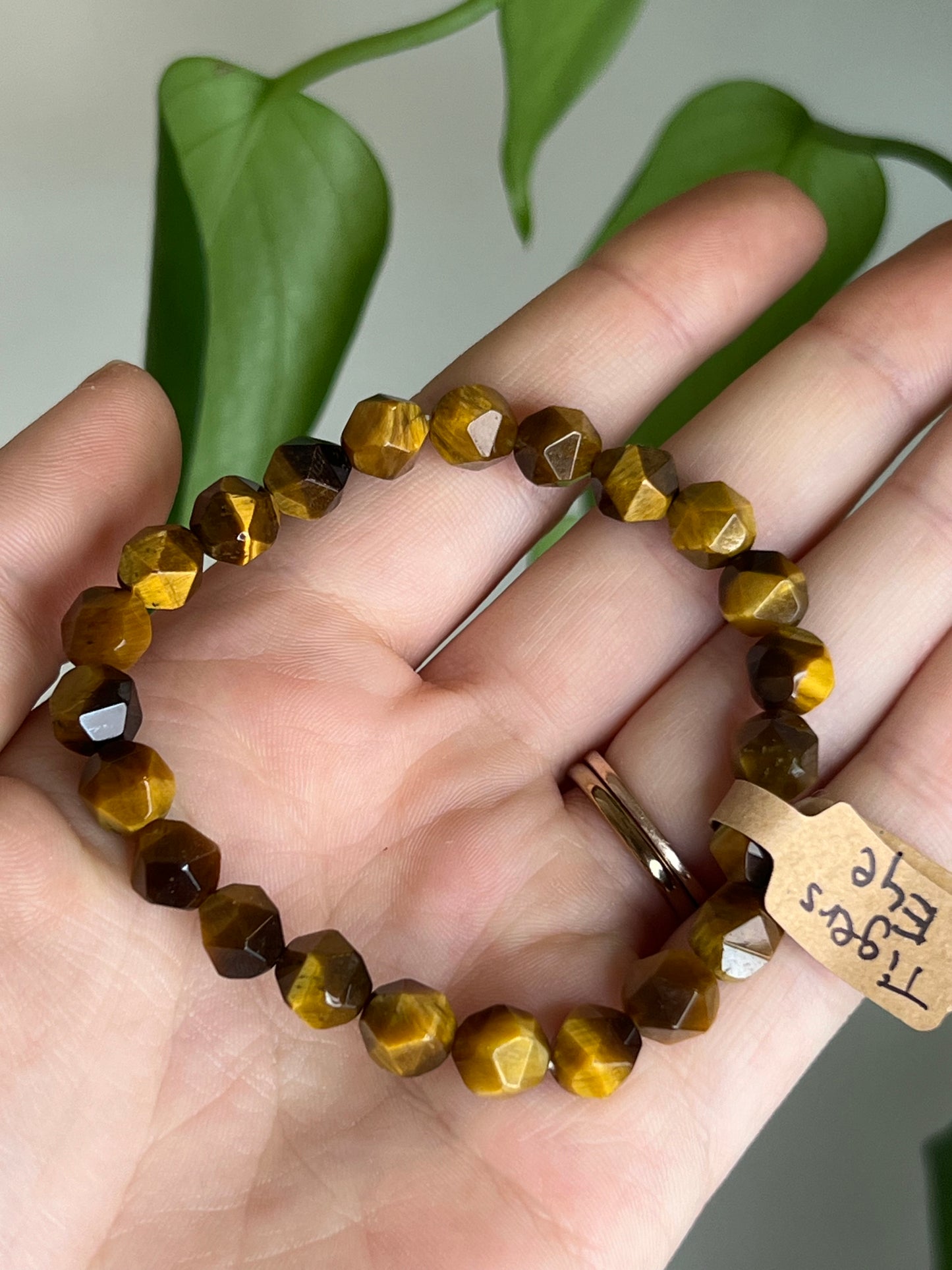 Tigers Eye Faceted Bracelet