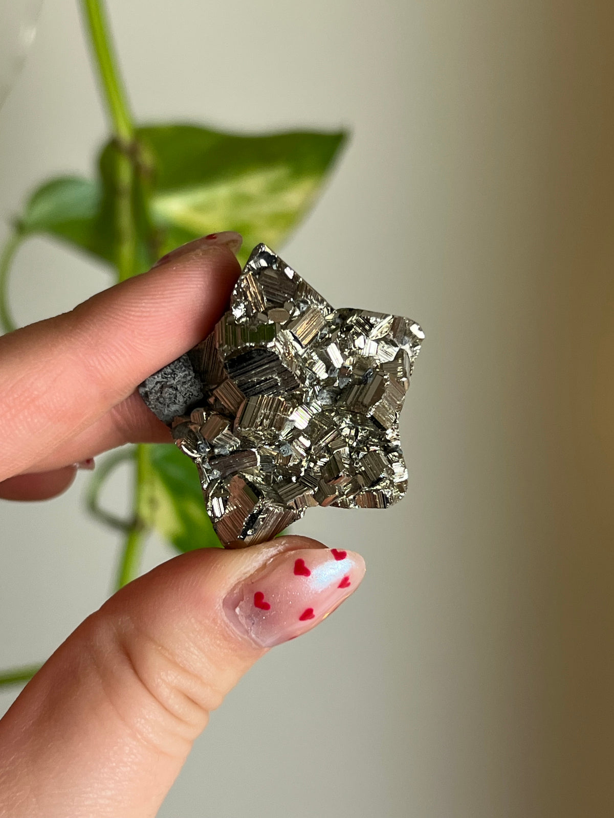 Pyrite Druzy Star